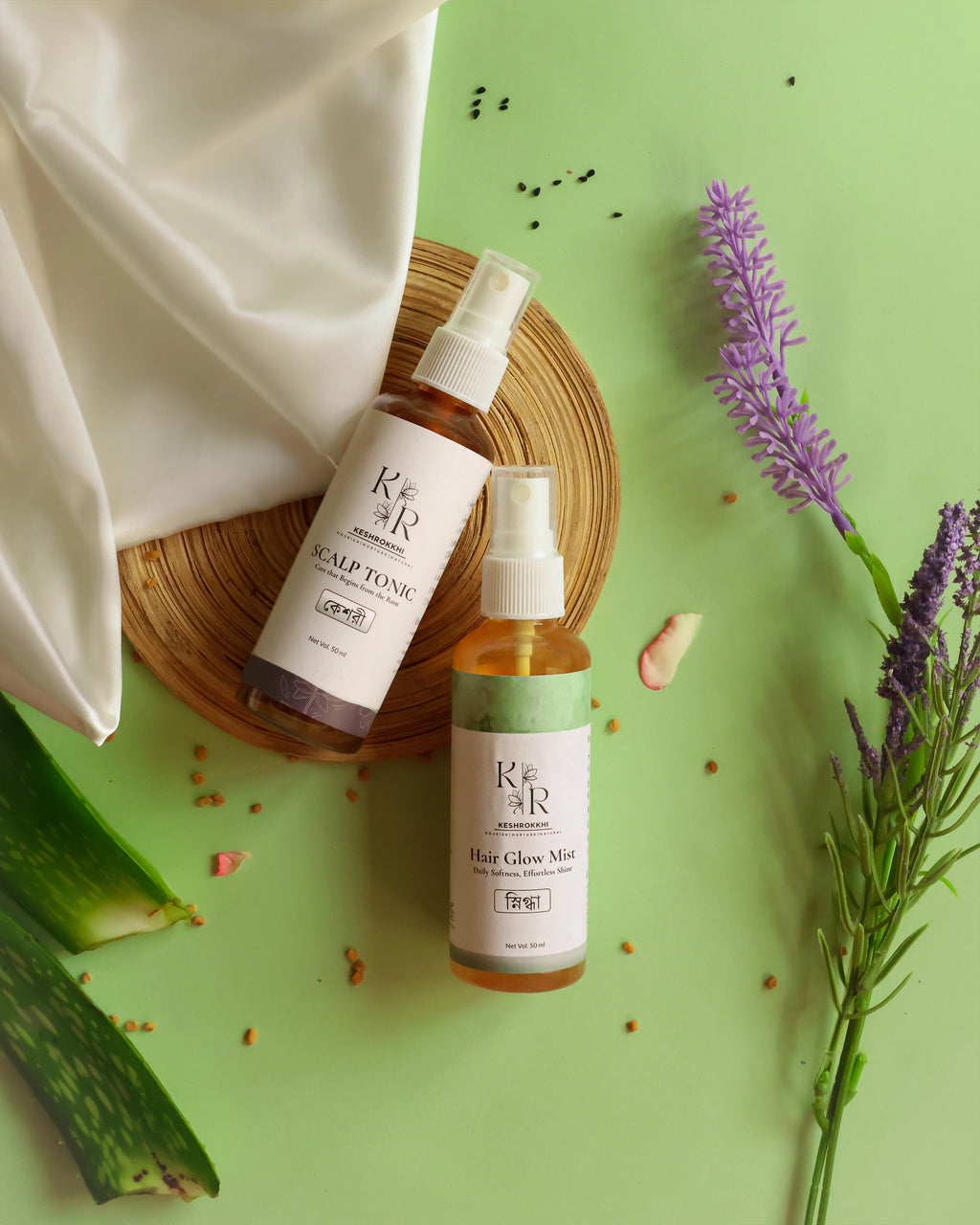 Natural hair care duo with scalp tonic and hair mist Bangladesh